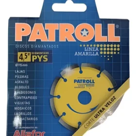 DISCO SEGMENTADO 4 1/2 PATROLL 115MM AMARILLO PYS-4.5