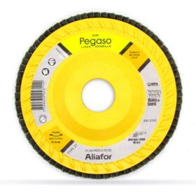 FLAP 4 1/2 PEGASO 115MM GR.60- CARBU DE SILI- PL- L.AMARILLA